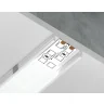 Алюминиевый профиль накладной 23.8*6 для светодиодной ленты до 20мм Ambrella light GP1800WH