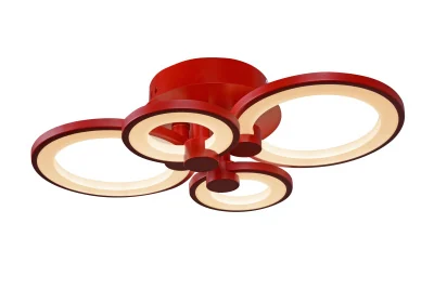Потолочная люстра iLedex Ring A001/4 RED