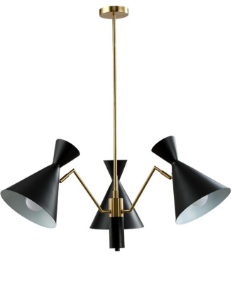 Люстра Crystal Lux JOVEN SP3 GOLD/BLACK