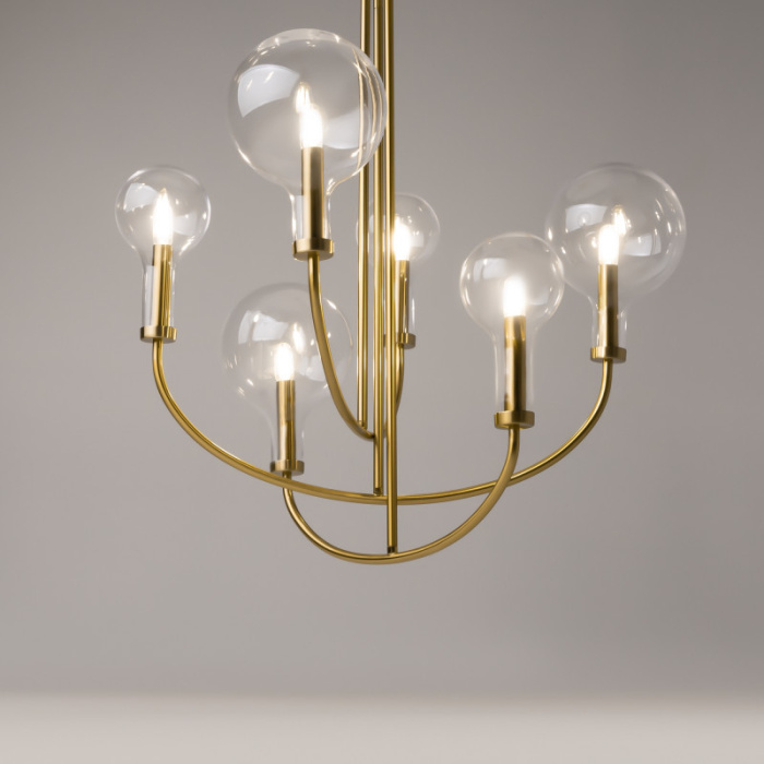 Люстра на штанге Maytoni Status MOD333PL-06BS