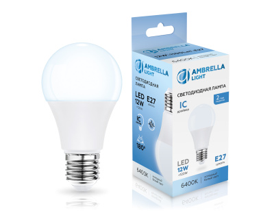 Лампа светодиодная Лон A60 12W 6400K AMBRELLA light 601206