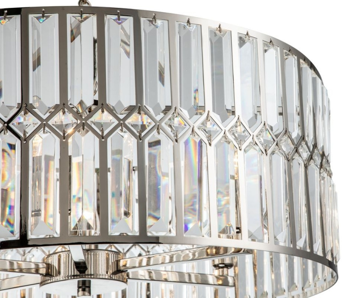 Подвесная люстра iLamp Form 6122-600 NICKEL