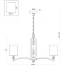 Подвесная люстра Freya Riverside FR1007PL-07BS