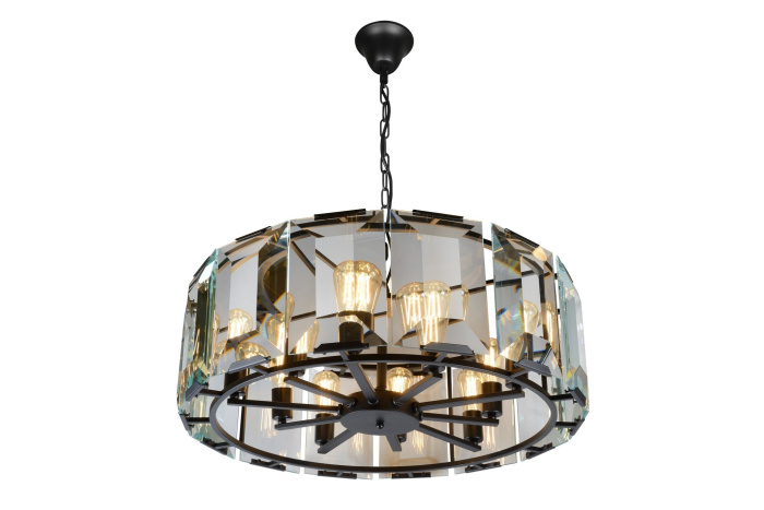 Подвесная люстра iLamp Panorama 6108-780 Черная