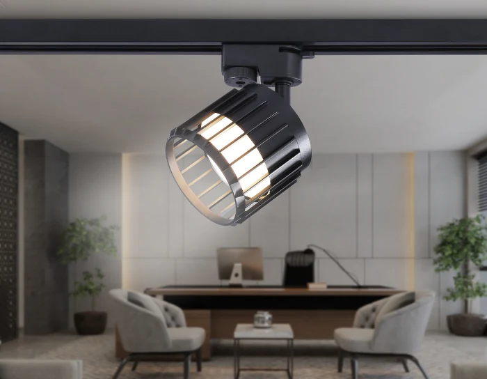 Трековый однофазный светильник со сменной лампой Ambrella light GL5349