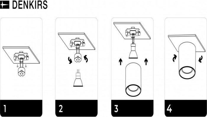 Накладной светильник Denkirs Soro DK3040-WH