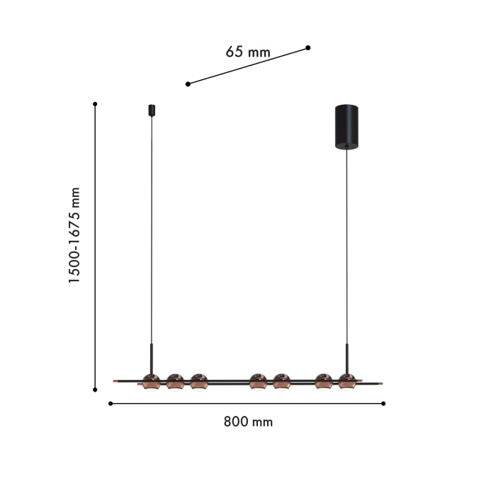 Линейный светильник Favourite 4561-7P