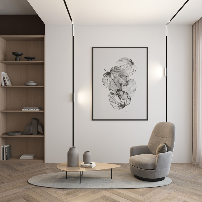 Светильник на шине Denkirs SMART LINEAR DK8015-BK