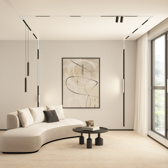 Светильник на шине Denkirs SMART LINEAR DK8015-BK