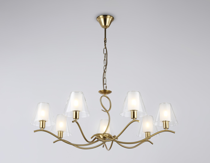 Подвесная люстра со стеклянными плафонами Ambrella light LH57093