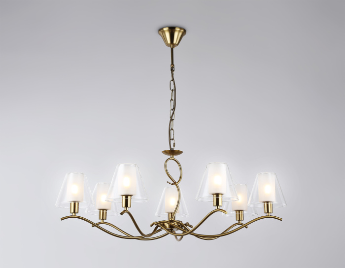 Подвесная люстра со стеклянными плафонами Ambrella light LH57093