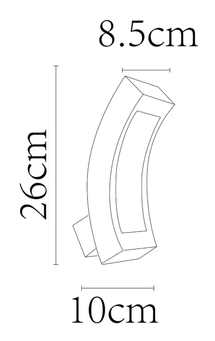 Уличный настенный светильник Arte Lamp INCHINO A8101AL-1GY