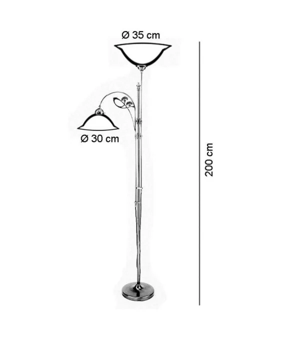 Торшер Berliner Messinglampen T8T4ST02-38op+90opB