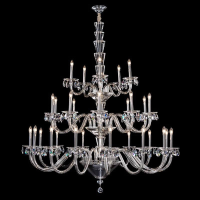 Подвесная люстра L&#039;Arte Luce Luxury Roccaforte L58300.48 с элементами из хрусталя