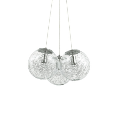 Подвесной светильник Ideal Lux Mapa Sat SP3 Nickel 176031