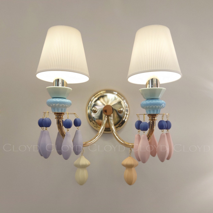 Бра Cloyd LOTTIE-A W2 - цветная керамика (арт.20291)