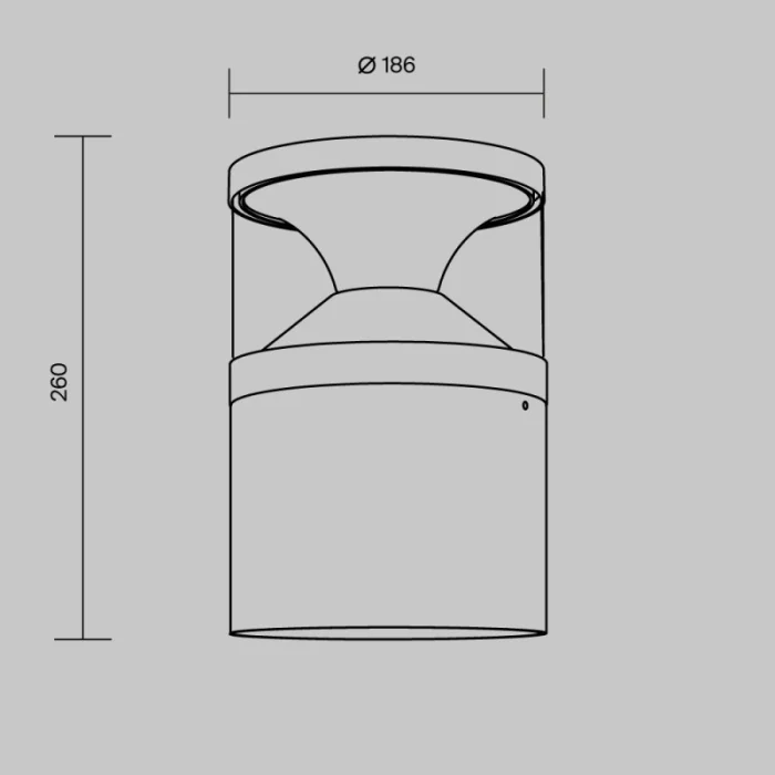 Садово-парковый светильник Pyro MAYTONI O496FL-L21B3K