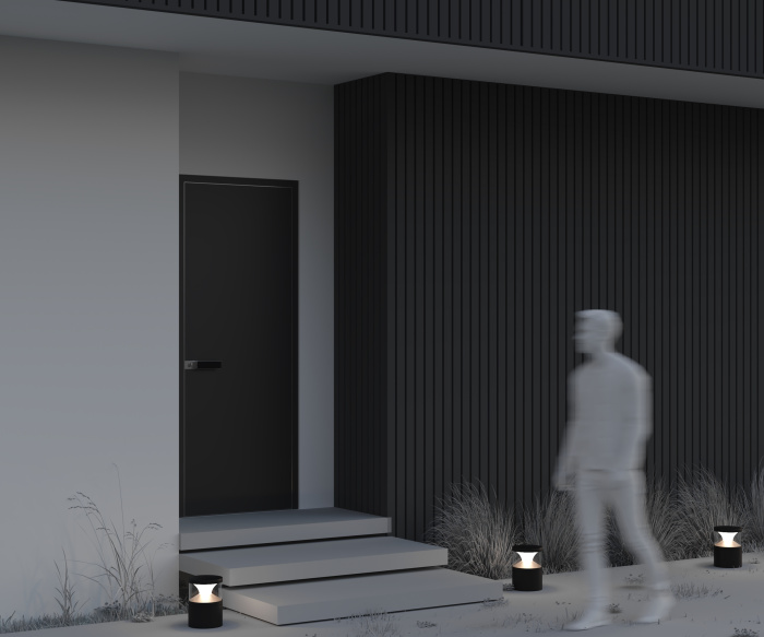 Садово-парковый светильник Maytoni Pyro O496FL-L21B3K