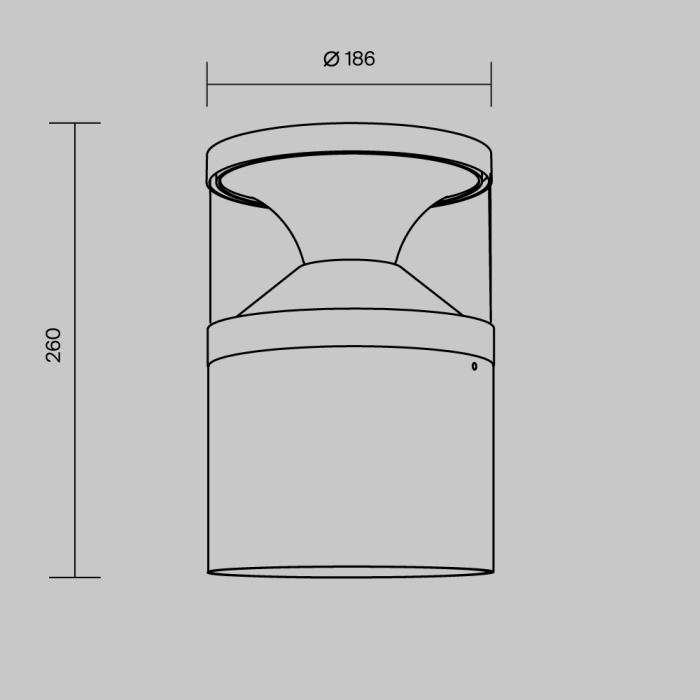 Садово-парковый светильник Maytoni Pyro O496FL-L21B3K