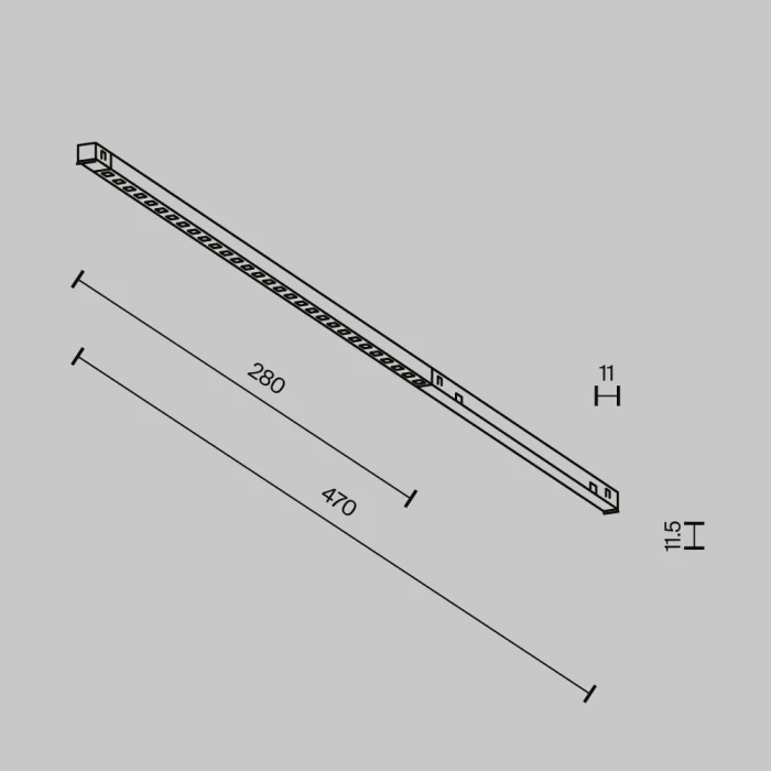 Трековый магнитный светильник Maytoni Technical Points Exility X TR241-4-6WTW-DD2-B
