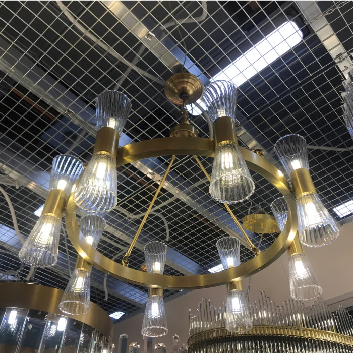 Люстра Cloyd JARROW C16 / Ø78 см - латунь (арт.10437)