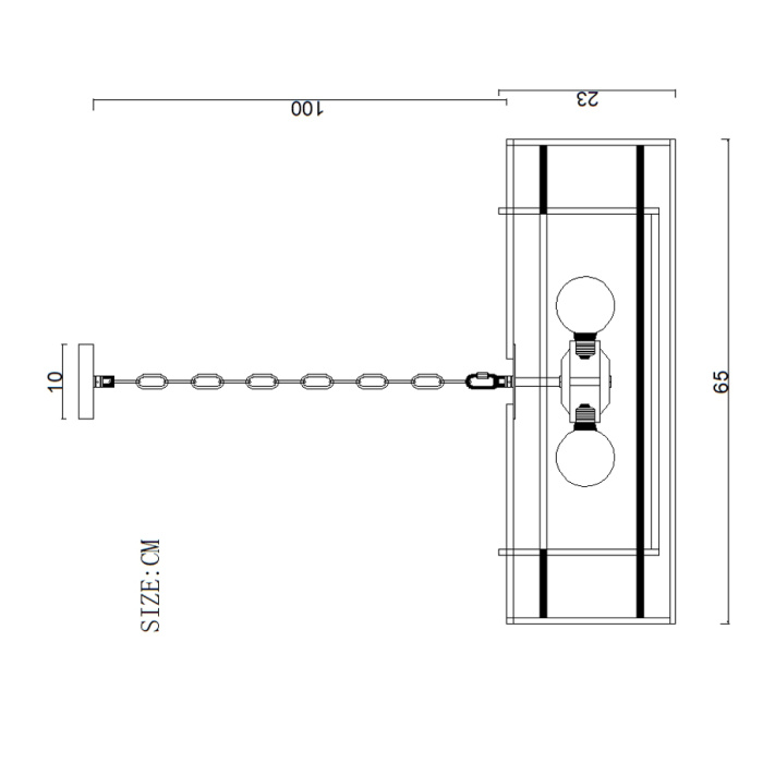 Люстра подвесная ADEN ImperiumLoft