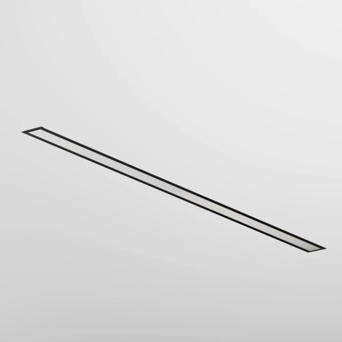 Линейный встраиваемый светильник Maytoni Technical 3000K 50x35 (Черный, 1 м) LL313011