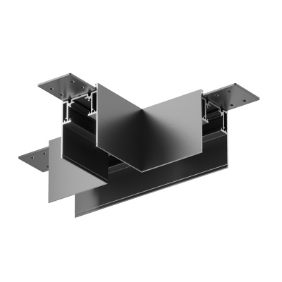 Коннектор Т-образный Gravity накладной черный Maytoni TRA010CT-41B