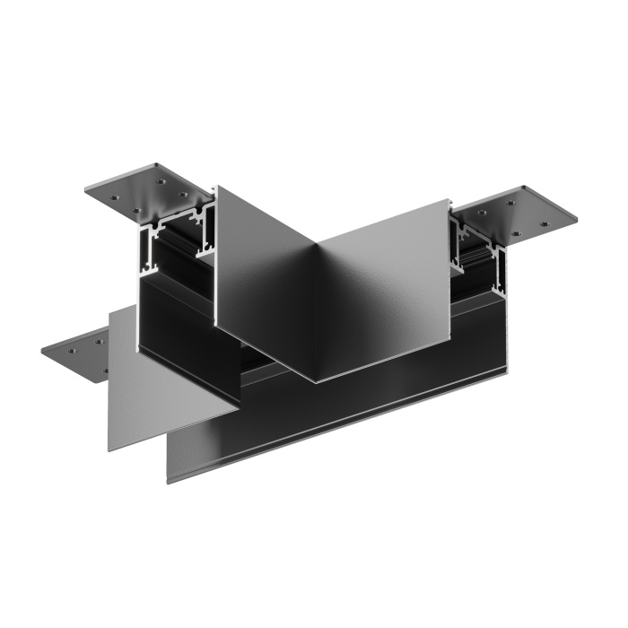 Коннектор Т-образный Gravity накладной черный Maytoni TRA010CT-41B