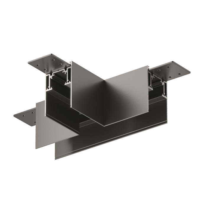 Коннектор Т-образный Gravity накладной черный Maytoni TRA010CT-41B