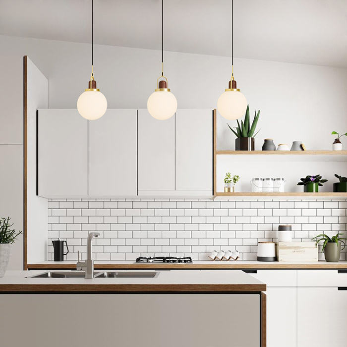 Подвесной светильник Arc Globe Полусфера D30 ImperiumLoft