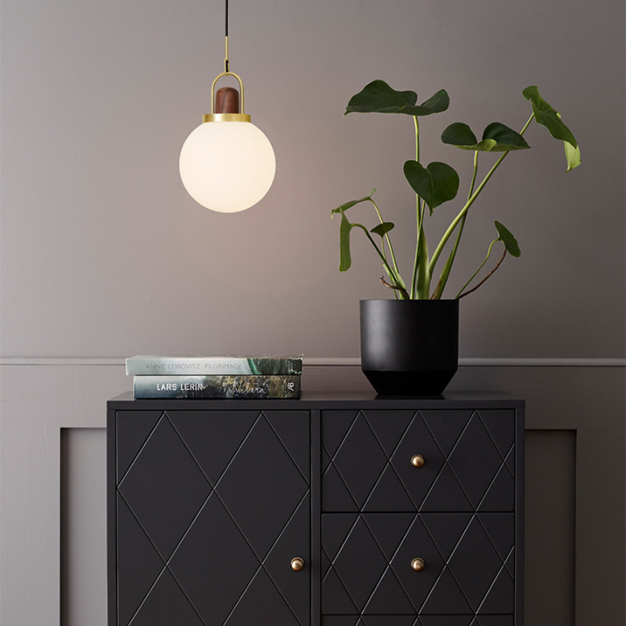 Подвесной светильник Arc Globe Полусфера D30 ImperiumLoft