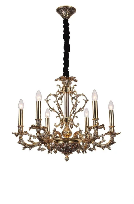 Люстра подвесная Lucia Tucci FIRENZE 1780.6 antique gold