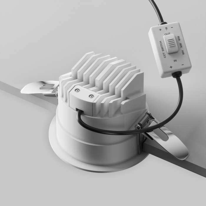 Встраиваемый светильник Maytoni Parete DL100-12W2.7-3-4K-RD-W