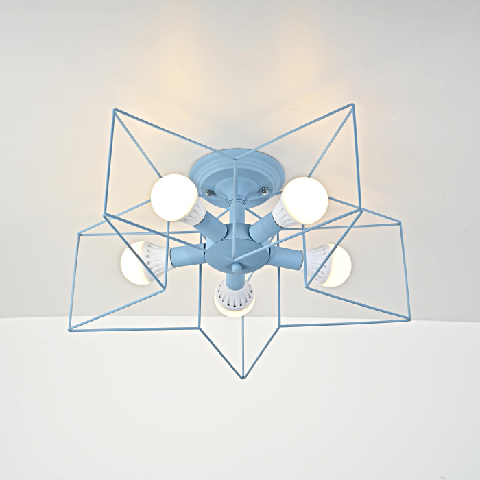 Потолочная люстра ASTERI Blue ImperiumLoft