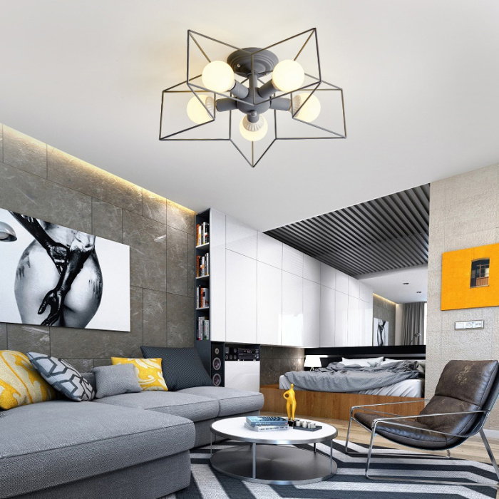 Потолочная люстра ASTERI Blue ImperiumLoft