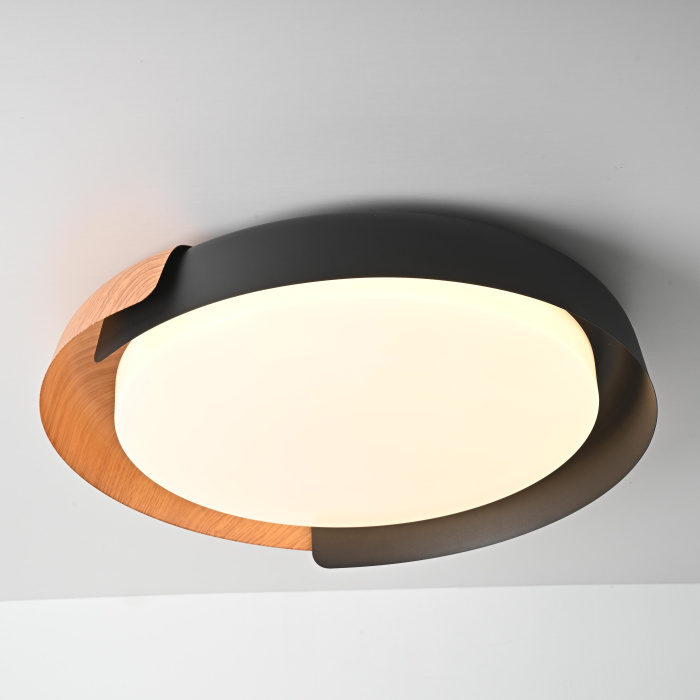 Потолочный светильник ADDA Black/Wood ImperiumLoft