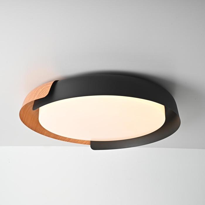 Потолочный светильник ADDA Black/Wood ImperiumLoft