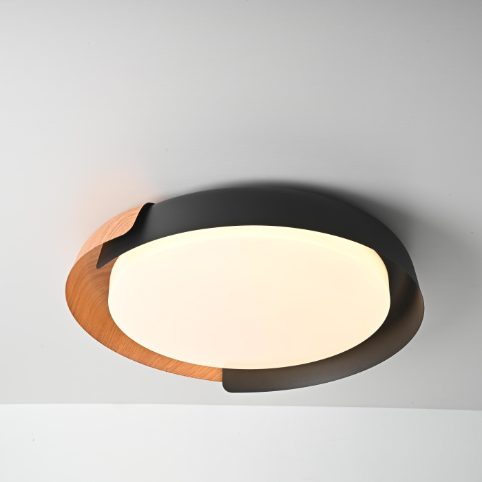 Потолочный светильник ADDA Black/Wood ImperiumLoft