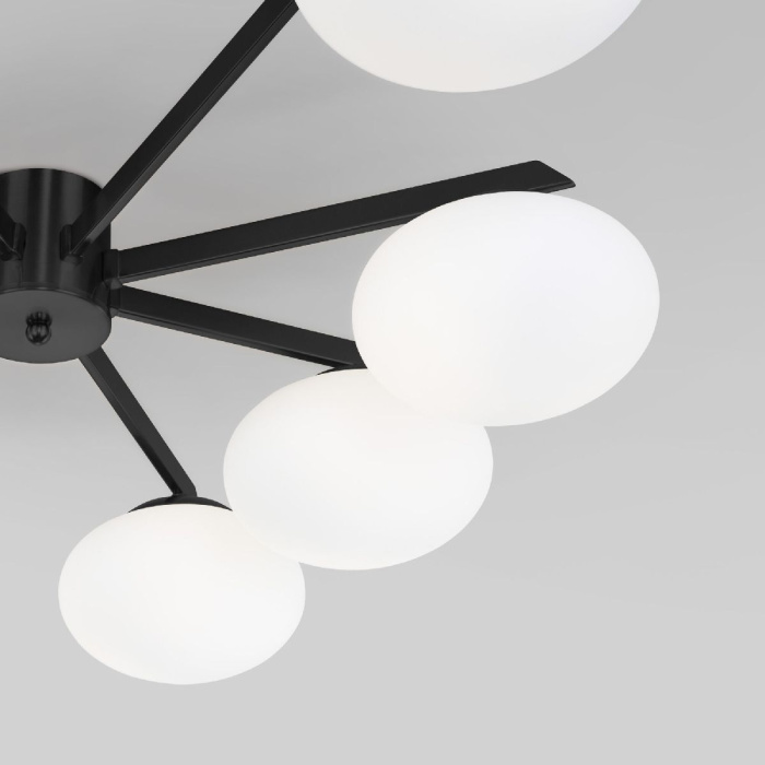 Потолочная люстра Eurosvet Opaline 70220/8 черный Smart
