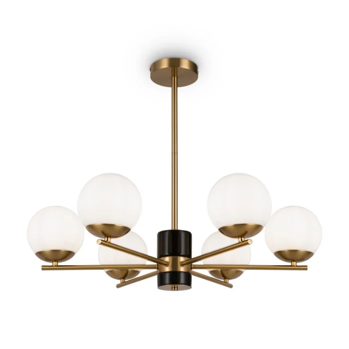 Люстра на штанге Freya Marble FR5230PL-06BS