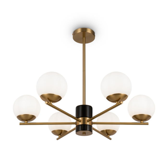 Люстра на штанге Freya Marble FR5230PL-06BS