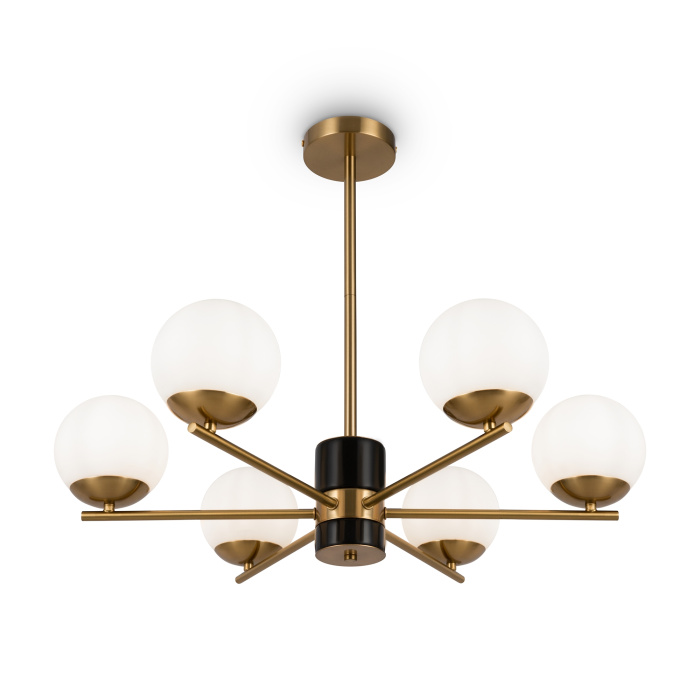 Люстра на штанге Freya Marble FR5230PL-06BS