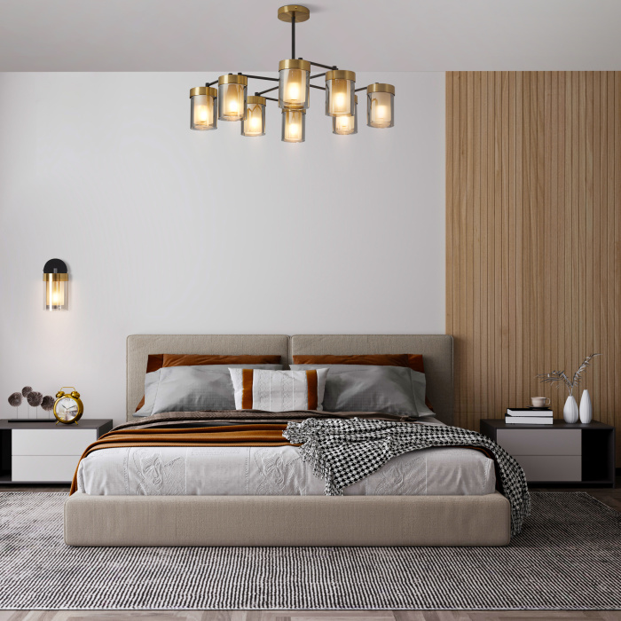 Люстра на штанге Freya Lora FR5432PL-06BBS