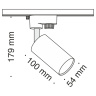 Трековый светильник Maytoni Focus MINI TR002-1-GU10-W