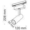 Трековый светильник Maytoni Focus LED TR019-2-10W4K-B