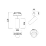 Трековый светильник Maytoni Focus LED TR019-2-10W4K-B