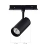 Магнитный трековый светильник SMART Черный LED 1*7W 2700K-6500K 630Lm Ra90 36° IP20 L10 ST375.406.07