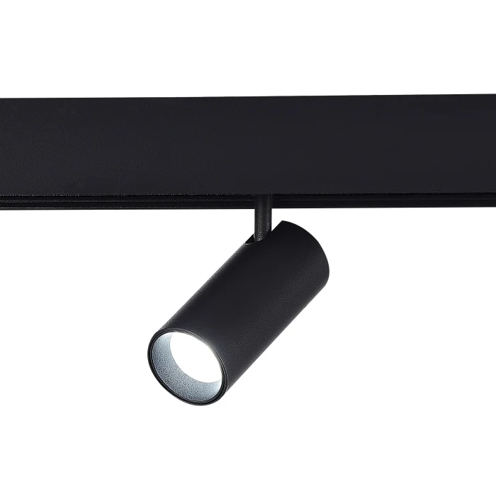 Магнитный трековый светильник SMART Черный LED 1*7W 2700K-6500K 630Lm Ra90 36° IP20 L10 ST375.406.07
