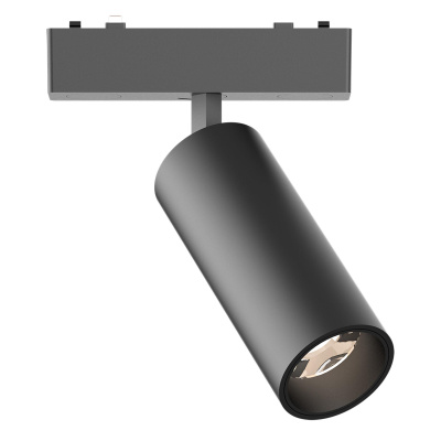 Магнитный трековый светильник Черный LED 1*9W 4000K 540Lm Ra>90 IP20 D44xH110 48V ST677.446.09